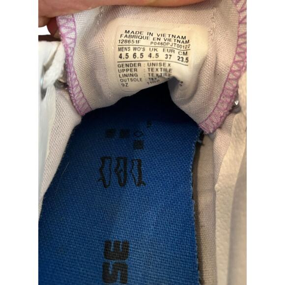 Converse Star Player OX Purple White Low Top Shoes Mens Size 4.5 Sneaker 128651F - Picture 11 of 15